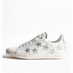 Zadig and Voltaire white Star Patch Sneaker